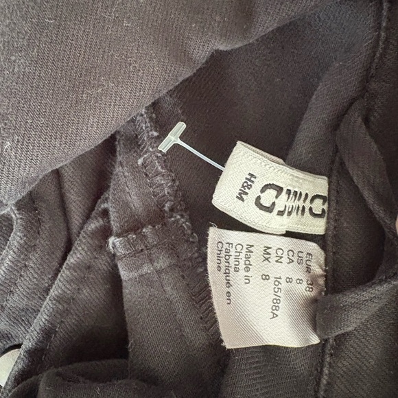 H&M Black biker Mini Dress (no belt) - Picture 3 of 6